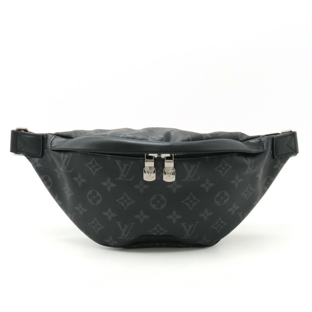 LOUIS VUITTON Monogram Eclipse Black Discovery Bum Bag Waist Clutch Body